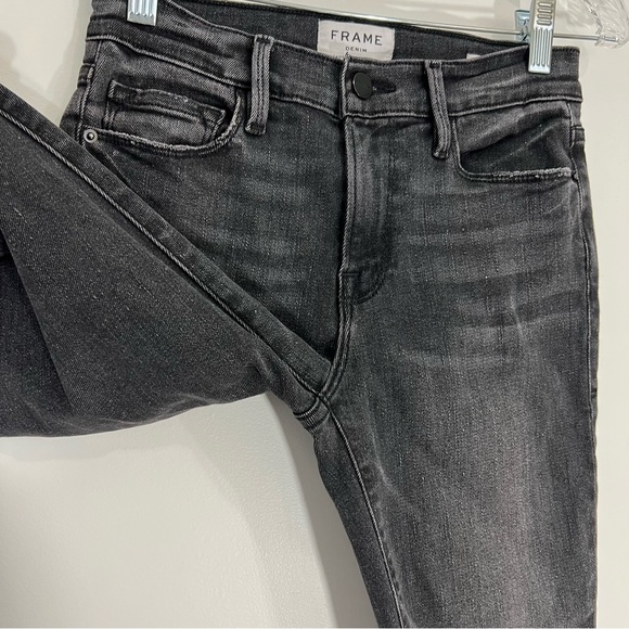 Frame Le Skinny De Jeanne Crop in Jackson Peak Size 27 - Picture 6 of 10